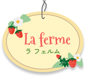 千葉県市原市の苺農園「ラ フェルム La ferme」